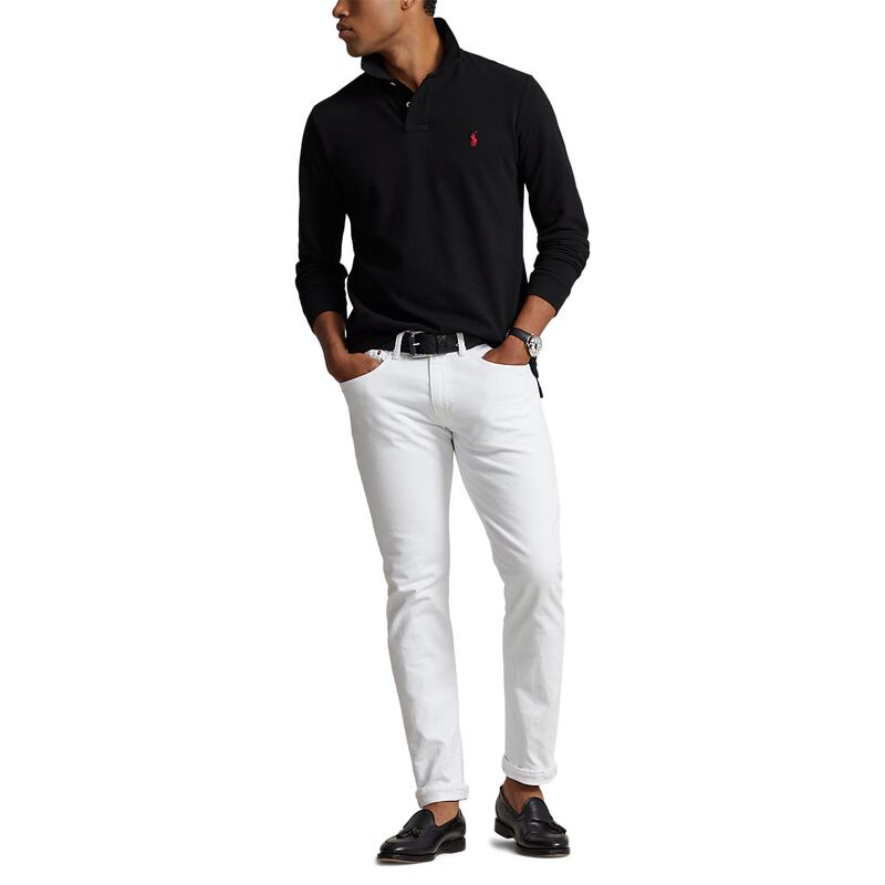 Polo Ralph Lauren Custom Slim Fit Mesh Polo Shirt image number 3